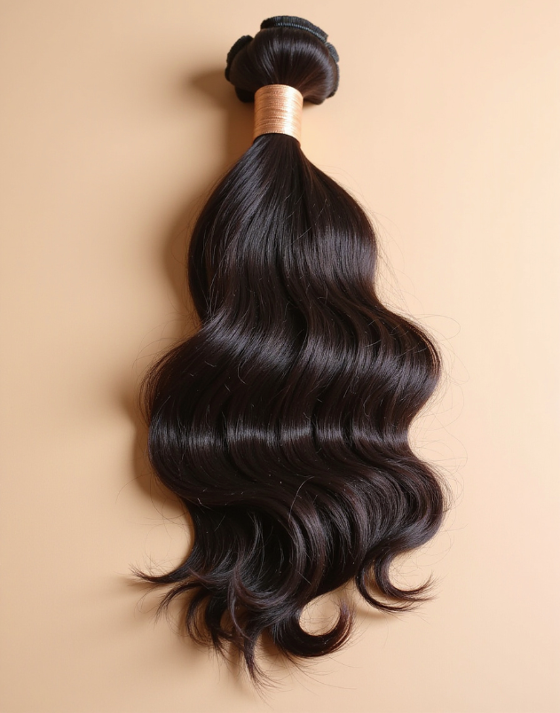 Indisk rå single donor hår-ekstension