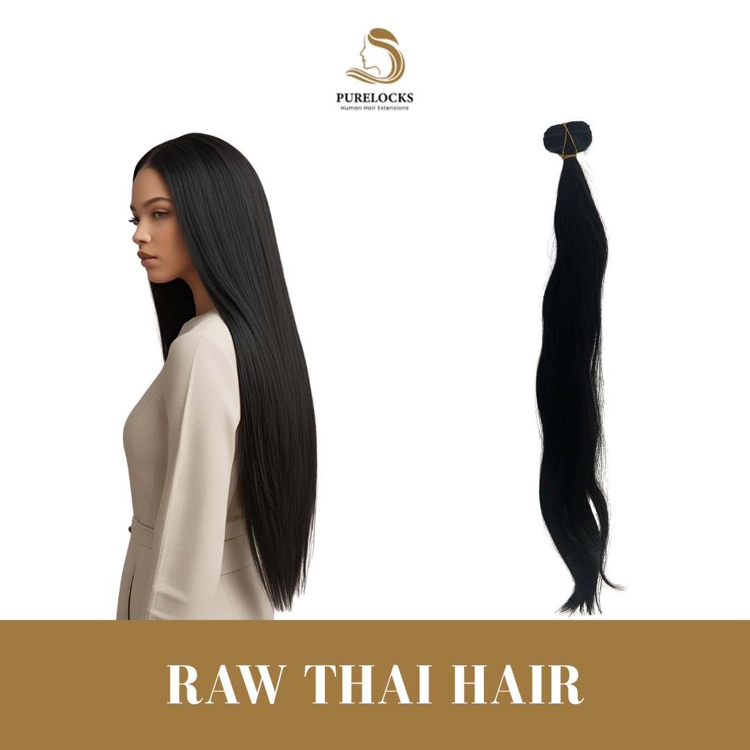 Premium Thailandsk Single Donor Hår – Råt, Naturligt og Langtidsholdbart