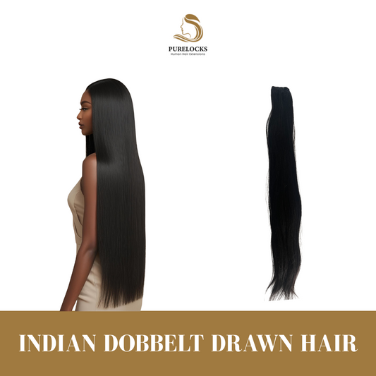 Indisk Råt Hår – Dobbelt Drawn | Fyldigt, Silkeagtigt & 100% Ægte