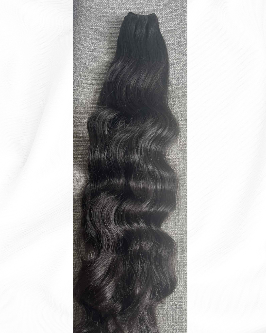 Indisk Bølget Råt Hår | Naturlige Bølger & 100% Ægte